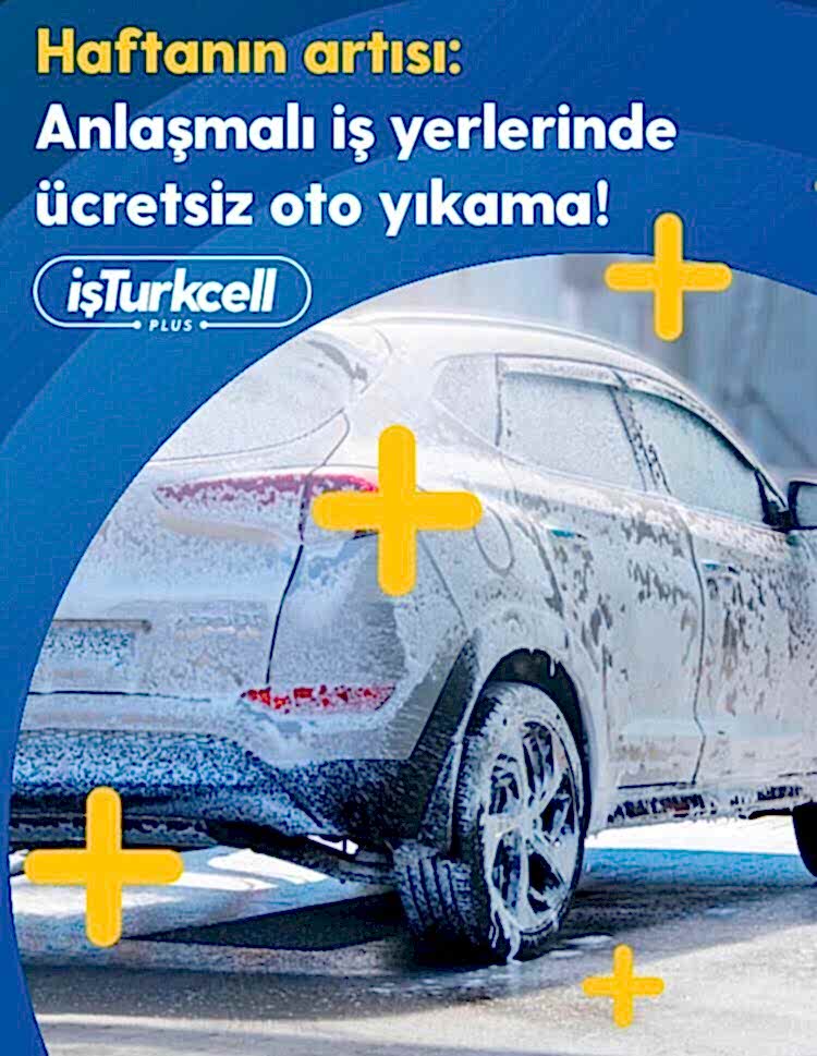 İŞTURKCELL ÜCRETSİZ YIKAMA